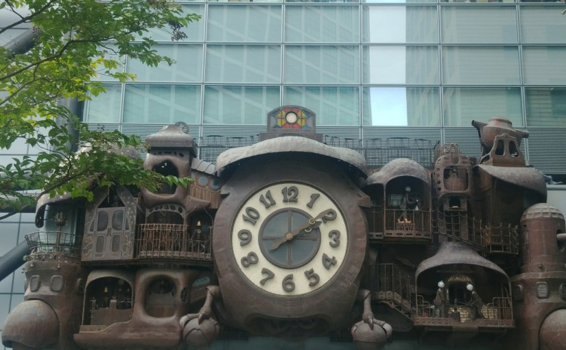 Ghibli clock animation